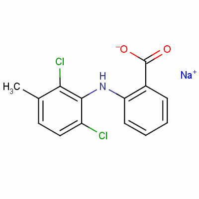 Meclofenamate sodium Structure,6385-02-0Structure