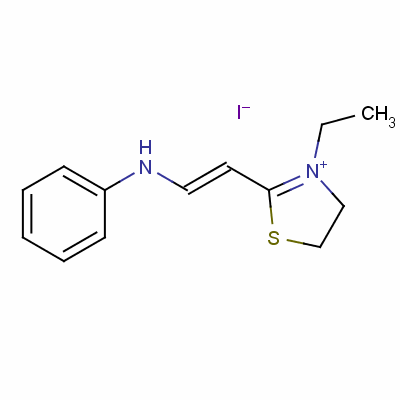 2-(Beta-anilino)vinyl-3-ethyl thiazolium iodide Structure,63870-40-6Structure