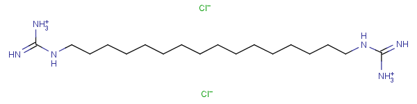 N,n’’’-1,16-hexadecanediylbisguanidine dihydrochloride Structure,63885-24-5Structure