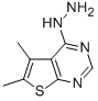 (5,6-Dimethyl-thieno[2,3-d]pyrimidin-4-yl)-hydrazine Structure,63894-54-2Structure