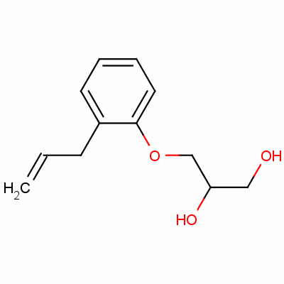 3-(2-Allylphenoxy)propane-1,2-diol Structure,63905-22-6Structure