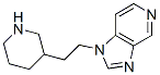 1-[2-(3-Piperidyl)ethyl ]-1h-imidazo[4,5-c]pyridine Structure,63907-27-7Structure