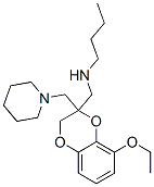 N-butyl-8-ethoxy-2-(1-piperidinylmethyl)-1,4-benzodioxane-2-methanamine Structure,63916-62-1Structure