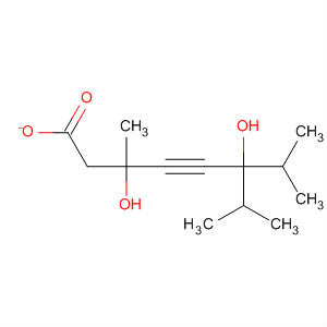 6-Methyl-5-isopropyl-3-heptyne-2,5-diol 2-acetate Structure,63922-39-4Structure