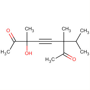 3-Hydroxy-3,6-dimethyl-6-isopropyl-4-octyne-2,7-dione Structure,63922-58-7Structure