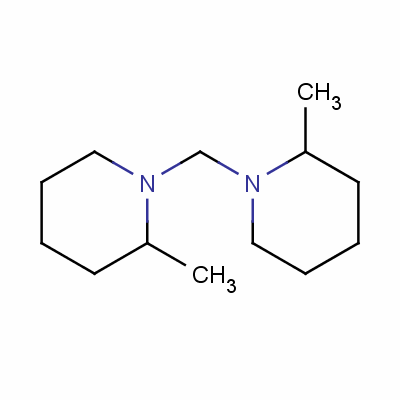 1,1’-Methylenebis(2-methylpiperidine) Structure,63963-55-3Structure