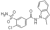 4-Chloro-n-(2-methyl-1-indolyl)-3-sulfamoylbenzamide Structure,63968-75-2Structure