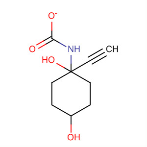 Cis-1-ethynyl-4-hydroxycyclohexyl carbamate Structure,63986-28-7Structure