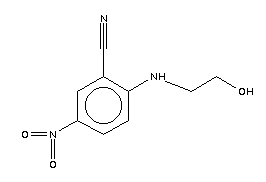 2-(2-Hydroxyethylamino)-5-nitrobenzonitrile Structure,63989-40-2Structure