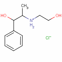 Alpha-[1-[(2-hydroxyethyl)amino]ethyl]benzyl alcohol hydrochloride Structure,63991-20-8Structure