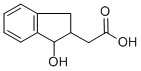 1-Hydroxy-2-indanacetic acid Structure,63992-22-3Structure