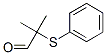 2-Methyl-2-(phenylsulfanyl)propanal Structure,63996-66-7Structure