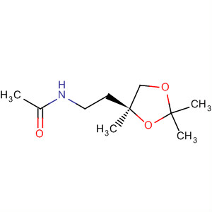 N-[2-[(s)-2,2,4-trimethyl-1,3-dioxolan-4-yl ]ethyl ]acetamide Structure,64018-46-8Structure