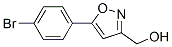 (5-(4-Bromophenyl)isoxazol-3-yl)methanol Structure,640291-96-9Structure