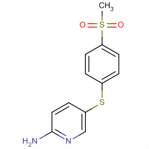 5-[[4-(Methylsulfonyl)phenyl]thio]-2-pyridinamine Structure,64064-40-0Structure