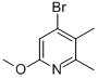 4-Bromo-6-methoxy-2,3-dimethyl-pyridine Structure,640721-50-2Structure