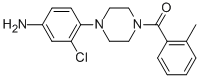 [4-(4-Amino-2-chloro-phenyl)-piperazin-1-yl]-o-tolyl-methanone Structure,640759-19-9Structure