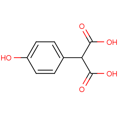 4-Hydroxyphenylmalonic acid Structure,64076-52-4Structure