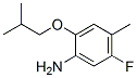 Benzenamine, 5-fluoro-4-methyl-2-(2-methylpropoxy)-(9ci) Structure,640768-02-1Structure