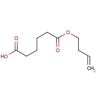 But-3-enyl hydrogen adipate Structure,64084-45-3Structure