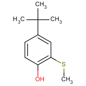 4-Tert-butyl-2-(methylthio)phenol Structure,64096-97-5Structure