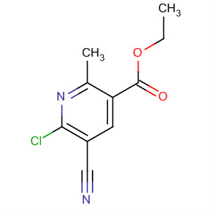 Ethyl6-chloro-5-cyano-2-methylnicotinate Structure,64119-42-2Structure