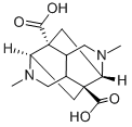 Octahydro-2,6-dimethyl-3,8:4,7-dimethano-2,6-naphthyridine-4,8-dicarboxylic acid Structure,64119-85-3Structure