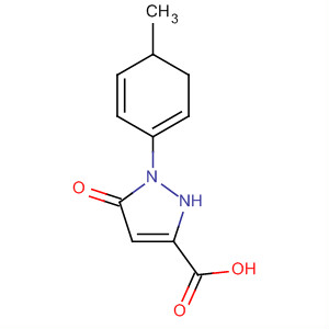 1H-pyrazole-3-carboxylic acid,4,5-dihydro-1-(4-methylphenyl)-5-oxo- Structure,64123-68-8Structure