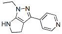 Pyrrolo[2,3-c]pyrazole, 1-ethyl-1,4,5,6-tetrahydro-3-(4-pyridinyl)- (9ci) Structure,641584-75-0Structure