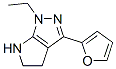 Pyrrolo[2,3-c]pyrazole, 1-ethyl-3-(2-furanyl)-1,4,5,6-tetrahydro- (9ci) Structure,641584-96-5Structure