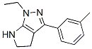 Pyrrolo[2,3-c]pyrazole, 1-ethyl-1,4,5,6-tetrahydro-3-(3-methylphenyl)- (9ci) Structure,641586-42-7Structure