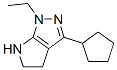 Pyrrolo[2,3-c]pyrazole, 3-cyclopentyl-1-ethyl-1,4,5,6-tetrahydro- (9ci) Structure,641586-69-8Structure