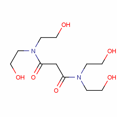 N,n,n,n-tetrakis(2-hydroxyethyl)malonamide Structure,64165-41-9Structure