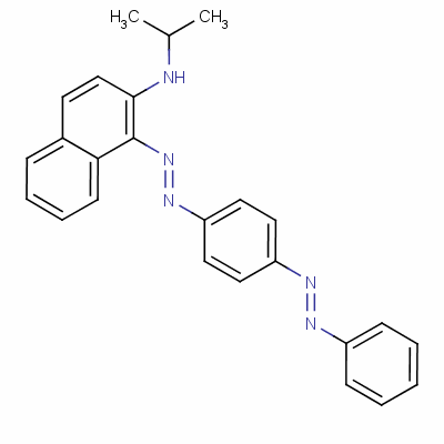 N-(isopropyl)-1-[[4-(phenylazo)phenyl]azo]naphthalen-2-amine Structure,64181-63-1Structure