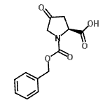 (2S)-4-oxo-1,2-Pyrrolidinedicarboxylic acid 1-(phenylmethyl) ester Structure,64187-47-9Structure