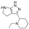 Pyrrolo[2,3-c]pyrazole, 3-(1-ethyl-2-piperidinyl)-1,4,5,6-tetrahydro- (9ci) Structure,641991-62-0Structure