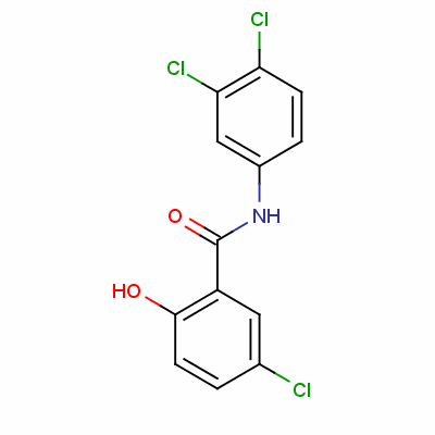 3’,4’,5-Trichlorosalicylanilide Structure,642-84-2Structure