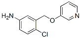 3-(5-Amino-2-chlorobenzyloxy)pyridine Structure,642084-31-9Structure