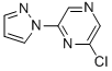 2-Chloro-6-(pyrazol-1-yl)pyrazine Structure,642459-09-4Structure