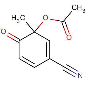 Acetic acid 3-cyano-1-methyl-6-oxo-2,4-cyclohexadienyl ester Structure,64248-41-5Structure