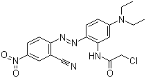 2-Chloro-n-(2-((2-cyano-4-nitrophenyl)diazenyl)-5-(diethylamino)phenyl)acetamide Structure,64294-88-8Structure