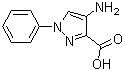 4-Amino-1-phenyl-1h-pyrazole-3-carboxylic acid Structure,64299-26-9Structure