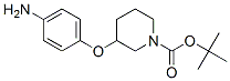 3-(4-Amino-phenoxy)-piperidine-1-carboxylic acid tert-butyl ester Structure,643087-95-0Structure