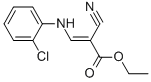 Ethyl 3-(2-chloroanilino)-2-cyanoacrylate Structure,64317-75-5Structure