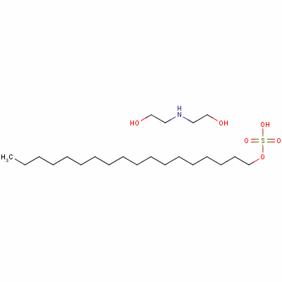 Bis(2-hydroxyethyl)ammonium octadecyl sulphate Structure,64346-13-0Structure