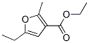 3-Furancarboxylic acid, 5-ethyl-2-methyl-, ethyl ester Structure,64354-20-7Structure