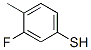 3-Fluoro-4-methylthiophenol Structure,64359-35-9Structure