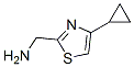 2-Thiazolemethanamine, 4-cyclopropyl- Structure,643725-71-7Structure