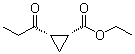 Ethyl 2-propionyl-cyclopropanecarboxylate Structure,64390-10-9Structure