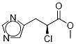 Desamino (alphas)-chloro histidine methyl ester Structure,64407-67-6Structure